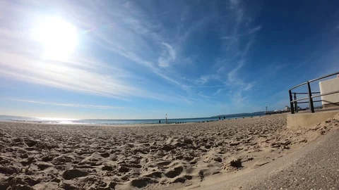 Timelapse beach Stock Footage 96409645