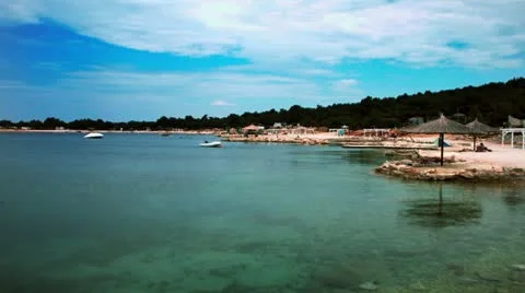 Timelapse beach FULL HD Video stock 8839632