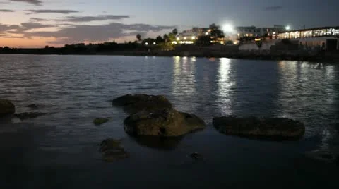 Timelapse of beach resort Video stock 12712723