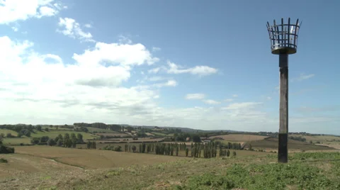 Timelapse of a Beacon in Summertime Stock Footage 33399487