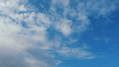 Timelapse Of Beautiful Clouds In The City Stock Footage 122133982