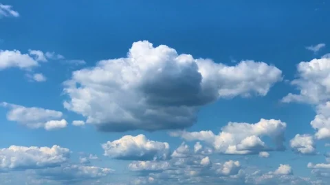 Timelapse with beautiful clouds moving on sky. Stock Footage 115477657