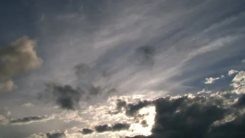 Timelapse with beautiful clouds in the sky. Stock Footage 99145684