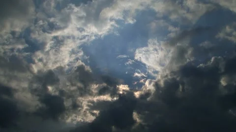 Timelapse with beautiful clouds in the sky. Video stock 99146298