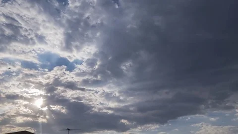 Timelapse of beautiful cloudscape Stock Footage