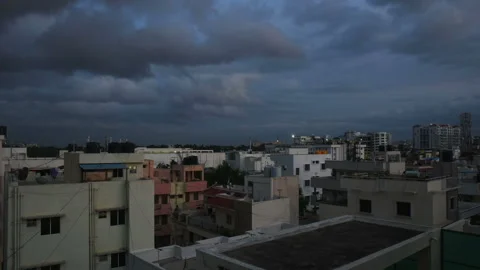 Timelapse of beautiful dramatic sky Video stock 139222406