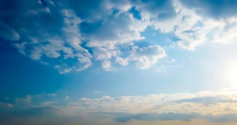 Timelapse of beautiful dramatic sunset Stock Footage 111695499