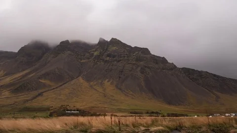 Timelapse of beautiful iconic landscape with clouds and light moving Stock Footage 83704331