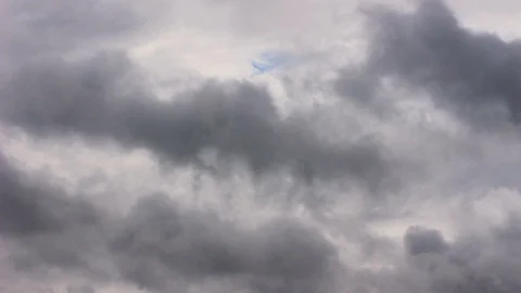 Timelapse beautiful nature overcast clouds stormy weather. Meteorology windy Stock Footage 107469277