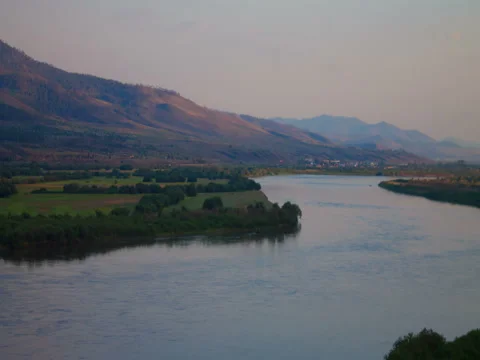 Timelapse, beautiful river Stock Footage 81886188