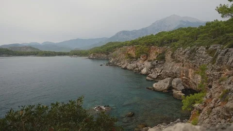 Timelapse of beautiful sea view Stock Footage 104088620