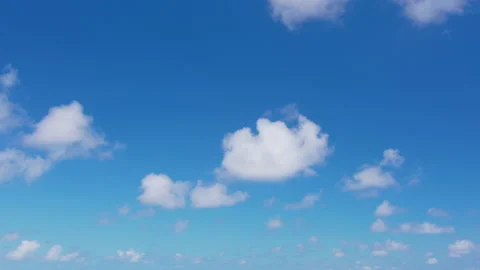 Timelapse, beautiful sky with clouds background, Sky with clouds weather nature Stock Footage 170920207