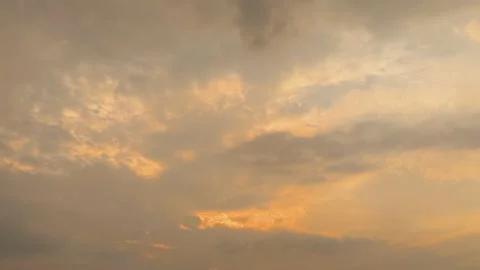Timelapse of beautiful sky at sunset Stock Footage 161263370