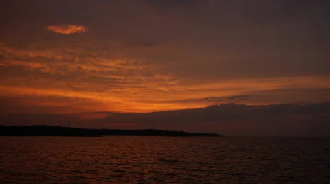Timelapse of a beautiful sunrise in Canada Stock-Footage 68933809