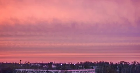 Timelapse of a beautiful sunset with clouds Stock-Footage 129567928