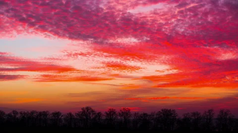 Timelapse With A Beautiful Sunset Stock Footage 32358573