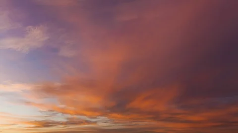 Timelapse of the beautiful sunset sky. Natural background concept. Video stock 123342137