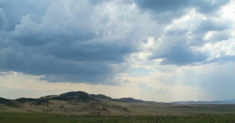Timelapse, Beautiful views of sky and mountains Stock Footage 81886089