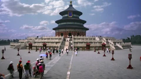 Timelapse Beijing temple 스톡 동영상 11528364