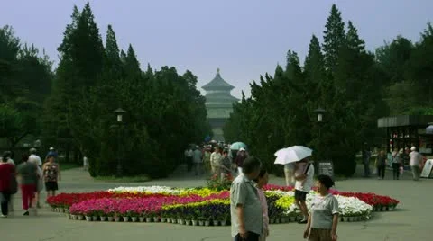 Timelapse Beijing Temple Stock-Footage 11528382