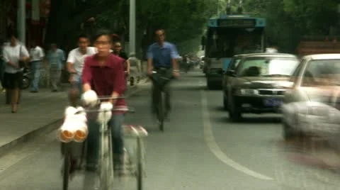 Timelapse Beijing traffic Video stock 11537589