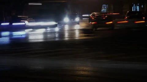 Timelapse Beijing traffic Видео 11537633