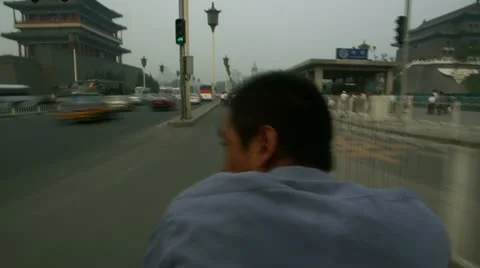 Timelapse Beijing trishaw 動画素材 11537049