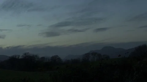 Timelapse of Ben Lomond Stock Footage 41502993