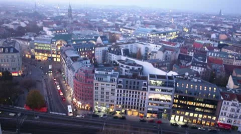 Timelapse of berlin city Stock Footage 10255074