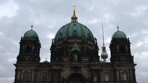 Timelapse of Berlin 스톡 동영상 23827342