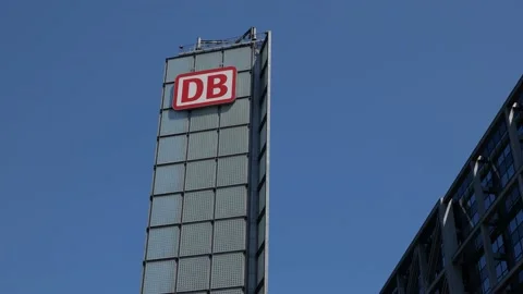 Timelapse of Berlin Hauptbahnhof Stock Footage 155818283