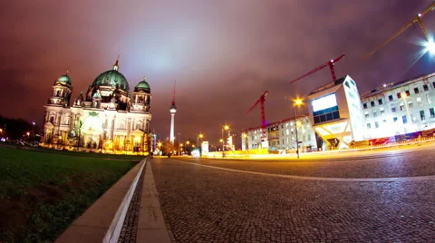 Timelapse of the Berliner Dom Stock Footage 52793746