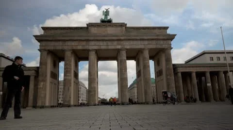 Timelapse of Berlin's Brandenburg Gate Stock Footage 10792418