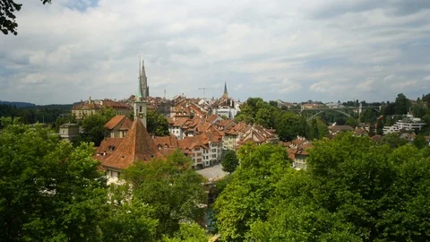 Timelapse Bern Landscape Stock Footage 93401427