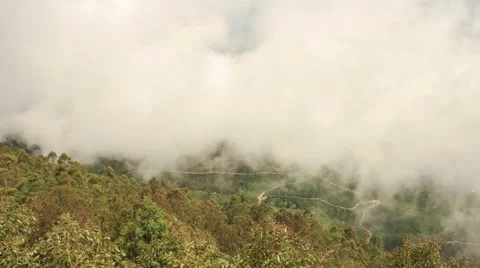 Timelapse between clouds, Sri Lanka. Stock Footage 61785880