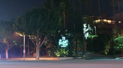 Timelapse Beverly Hills traffic 스톡 동영상 11552361