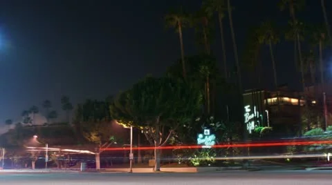 Timelapse Beverly Hills traffic Vídeo Stock 11603651