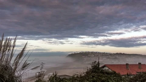 Timelapse Bidart sunset night 動画素材 167822191