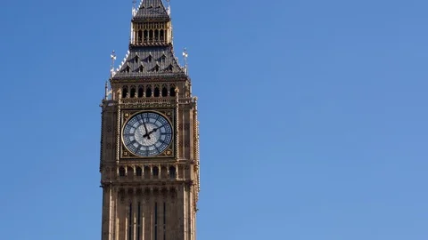 Timelapse of Big Ben during the day Video stock 104169646