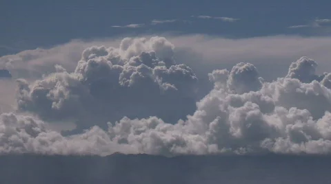 Timelapse of big White Cumulus Clouds Stock Footage 559367
