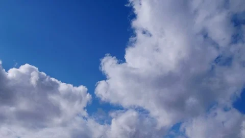 TimeLapse - Blue sky and cloud movements Stock Footage 102912169