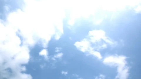 Timelapse of Blue Sky and Clouds. Stock Footage 92460923