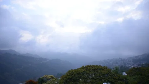 Timelapse Blue Sky and Mountains Stock Footage 147102872