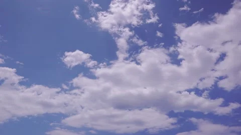 Timelapse blue sky background cloud clear Stock Footage 151028203