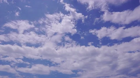 Timelapse blue sky background cloud clear sunny sunlight Stock Footage 151028437