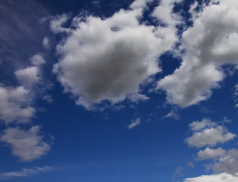 Timelapse Blue Sky With Clouds 2K 30fps Video stock 24235878
