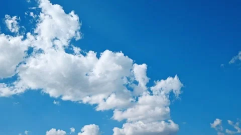 Timelapse of blue sky with clouds background Stock Footage 278432824
