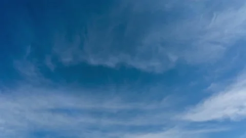 Timelapse of blue sky in summer Stock Footage 188985871