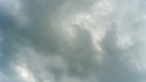 Timelapse of blue sky in summer Stock Footage 197802773