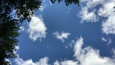 Timelapse. Blue sky with white clouds Clouds in the sky Stock-Footage 133277123
